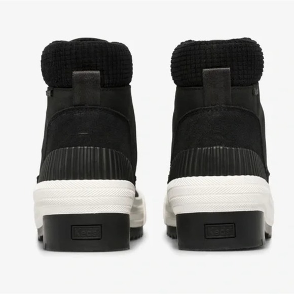 Keds Fielder Women's Hi Top Suede Nylon Velvet Black Hiker Boots Size 11 NEW - Picture 3 of 9